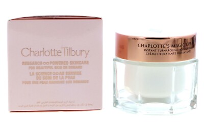 Charlotte Tilbury Magic Cream 1.6oz 50ml  + Free Elixir and Foundation Samples
