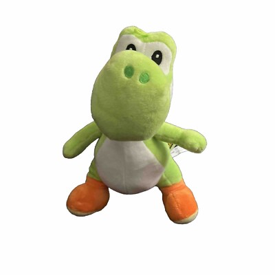 Super Mario Bros World 10  Green Yoshi Plush Stuffed Animal Basic Fun 2022!