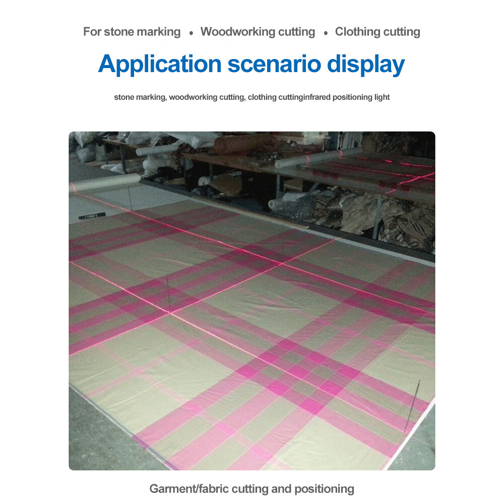 Sewing Machine Dot/Line/Cross Head Red Green Laser Positioning Light W