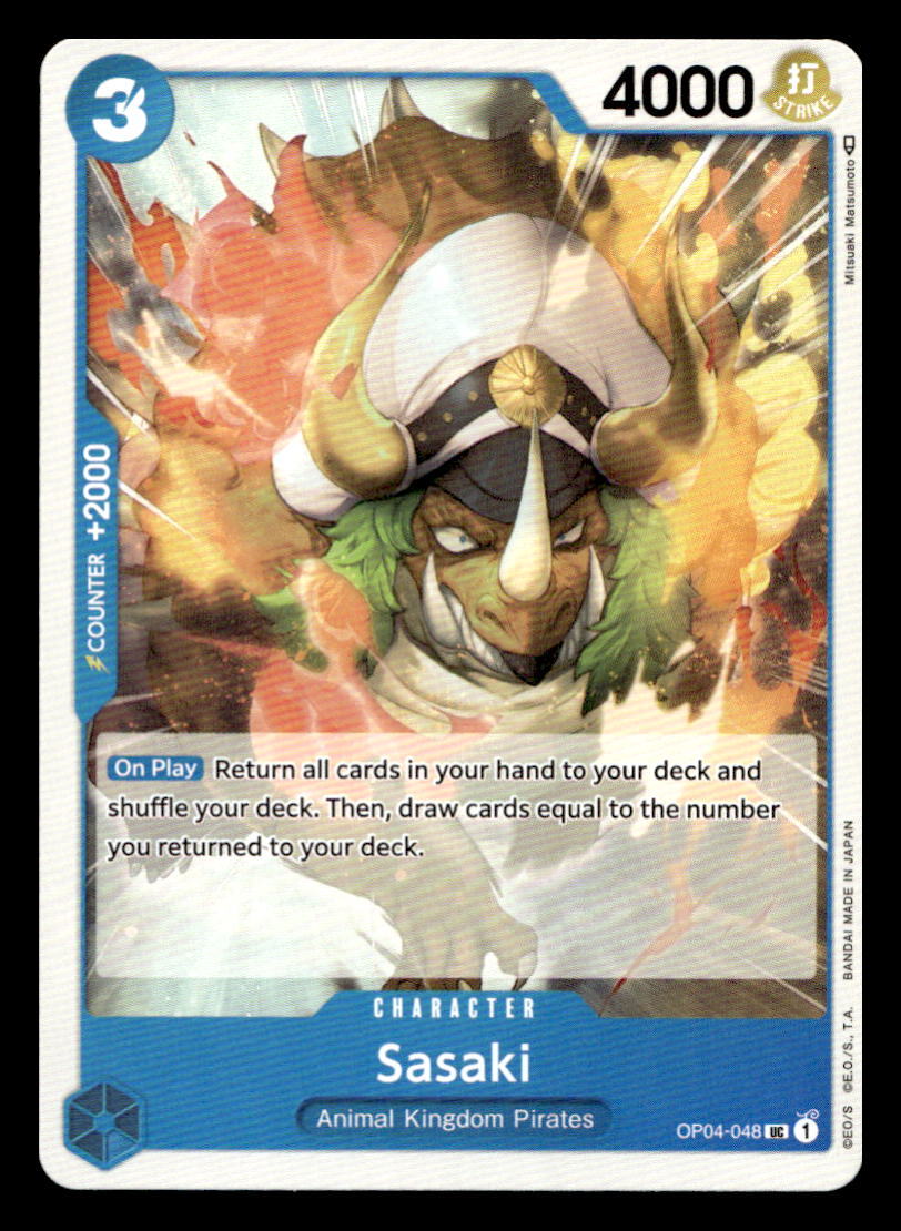 One Piece TCG #OP04-048 Sasaki