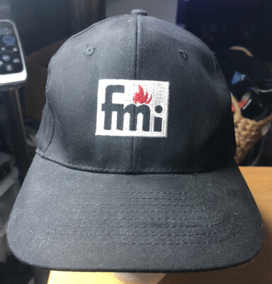 FMI Black  Trucker Hat Cap Advertising Snapback