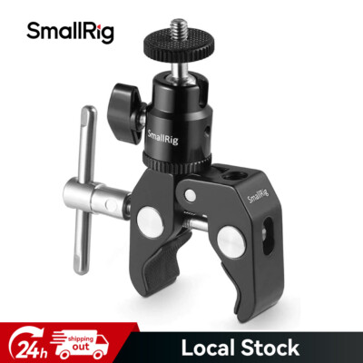 SmallRig Super Clamp Mount with 1/4'' Screw Ball Head Mount for anything 1124 US
