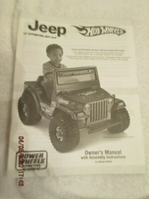 power wheels jeep hurricane manual