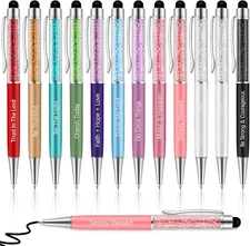 BBTO 12 Pcs Christian Pens Bible Verse Ballpoint Women End of Year Gifts Bulk Fu
