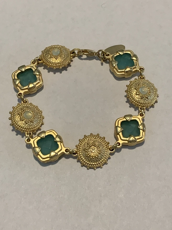 Pulsera George tono dorado azul y blanco Jems Foto 2 de 2