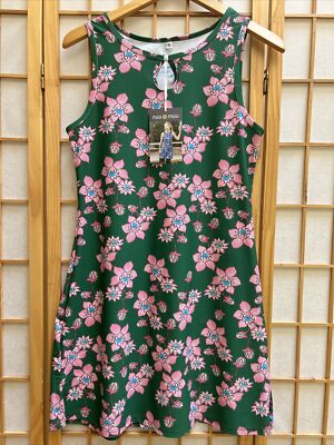 NEW Nuu Muu athletic dress Small w/classic key hole neck gardenia made in  USA | eBay