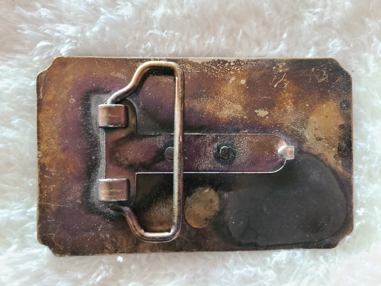 *Historic* HEARST CASTLE belt buckle California Gem