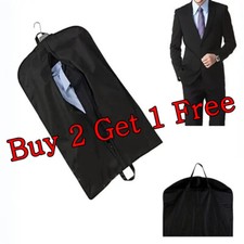 Travel Suit Bags Garment Bag Long Dress Black for Hanging Clothes Carrier Cover