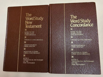 The Word Study New Testament & Word Study Concordance- Ralph Winter Two Volumes