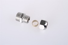 1/2" BSP Male Threaded 16mm Tube Straight Pneumatic Connector Hose Quick Coupler