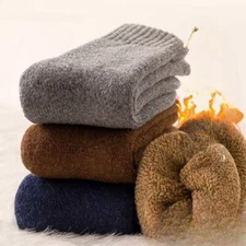 3 pairs of men's thick autumn warm and cold resistant Wool socks