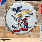Texas Vintage Stl Miller Lite Metal Sign for Man Cave Cafe Bar Decor Beer Signs