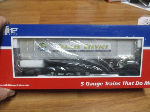 Coche plano MTH 35-76003 B&O TOFC (3/2/25 437,8) sin acopladores | Zustand: New