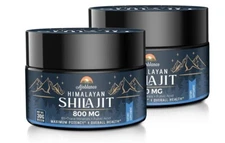2 PACK, Shilajit 100% Himalayan Organic Resin, 800 mg per serving, 30 g each