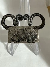 Very Early Hmong Hill Tribe Silver Soul Lock Necklace Vintage Ethnic