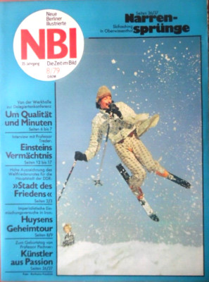 NBI 8 - 1979 D Oberwiesenthal Ski-Fasching DDR Albert Einstein Potsdam Dobermann