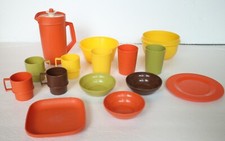 Vintage Tupperware Toys Mini Serve It Children's Serving Kids Cups Pitcher Plate