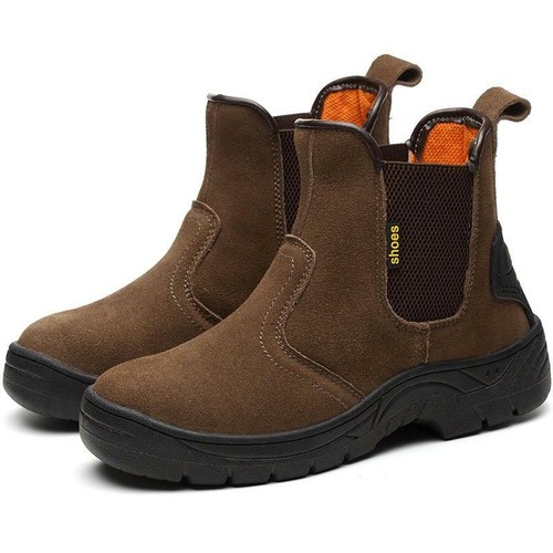 ZAPATOS DE TRABAJO Para Hombre Botas De Punta De Acero De Seguridad  Transpirable | eBay