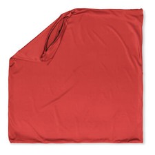 18" x 18" Cover Throw Pillowcases - 85/15 Nylon/Spandex Silky Maroon
