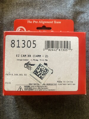 81305 SPC Performance Ez Cam XR Ajustable Camber Bolts 14mm Pair