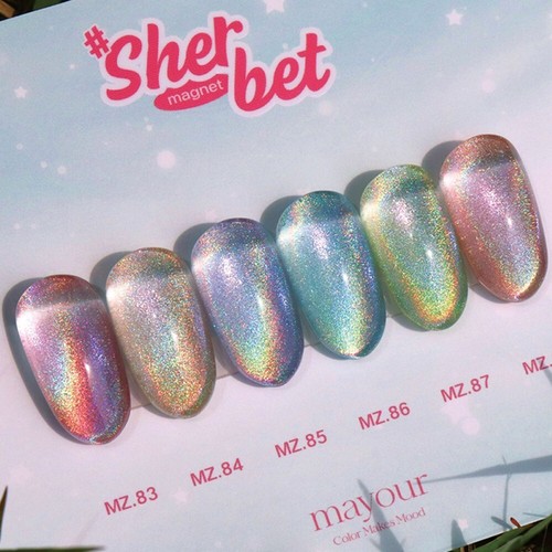 Mayour Sherbet Magnetyczny żelowy lakier do paznokci 6 kolorów | 8ml każdy K-Beauty - Zdjęcie 4 z 11
