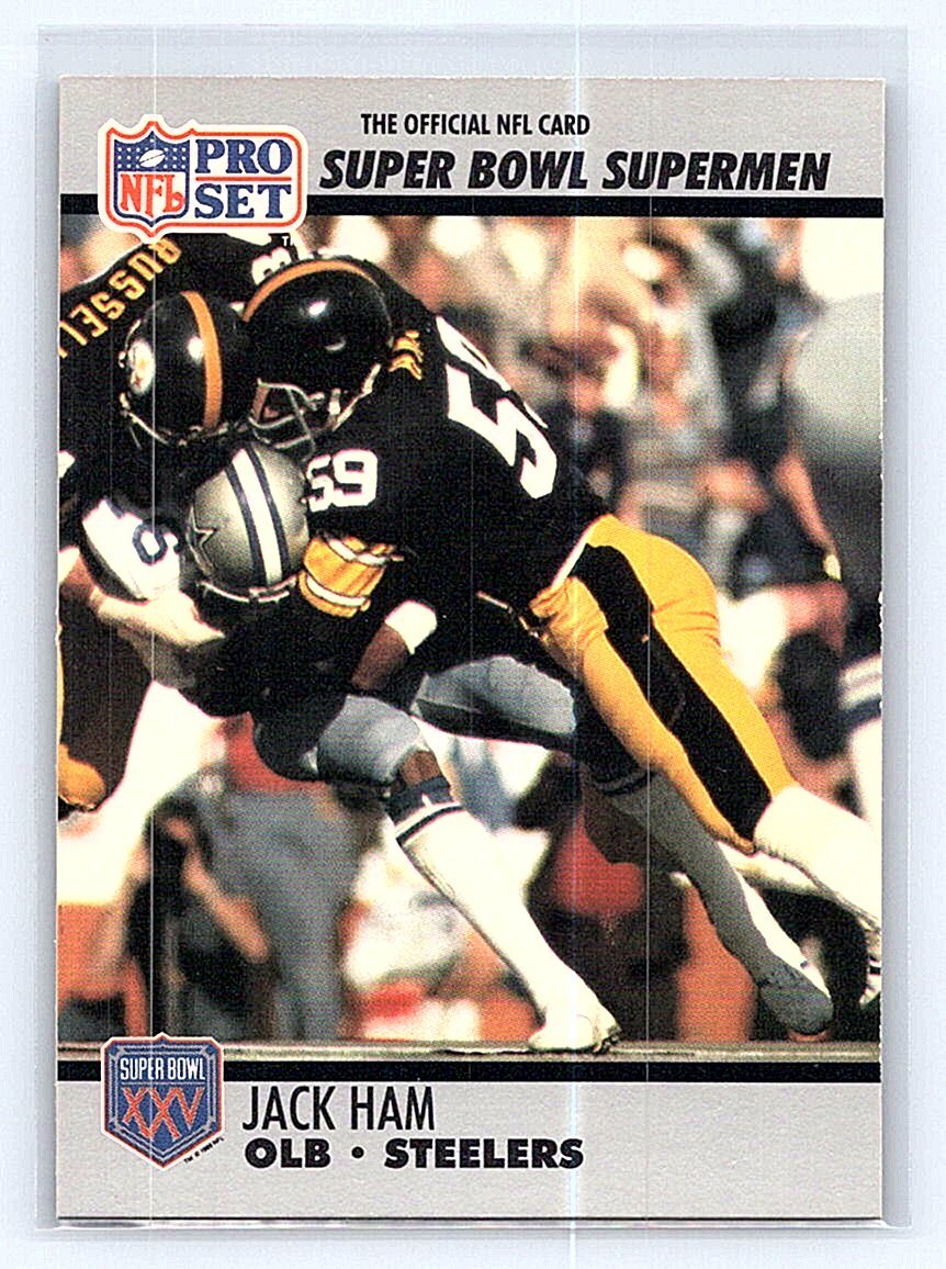 1990-91 Pro Set Super Bowl XXV Silver Anniversary Commemorative #96 Jack Ham