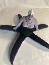 Disney Store Little Mermaid Ursula Doll 12" Sea Witch Plush Vinyl Figure
