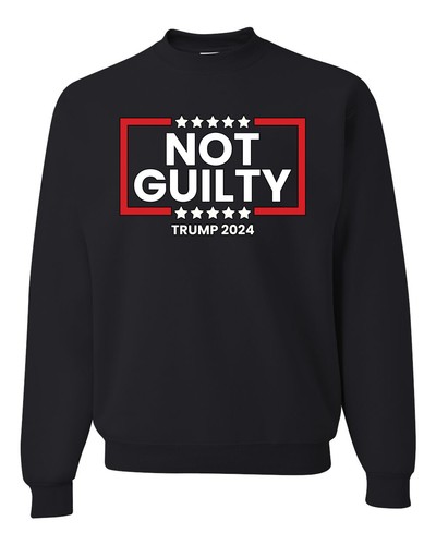 Donald Trump Arrest Not Guilty Verdict Trump 2024 Men Women Sweatshirt - 第 1/12 張圖片
