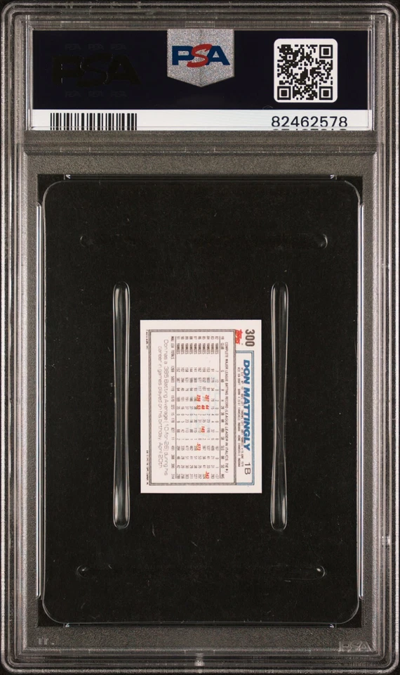 DON MATTINGLY PSA 9 1992 Topps Micro Gold #300 C3 - Image 2 of 2