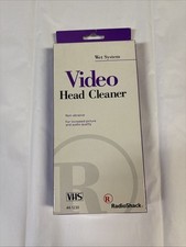 Radio Shack Video Head Cleaner VHS Player Wet System 44-1230 NEW