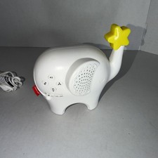 Fisher Price Baby ELEPHANT Sleep Soother Night Light Music Songs White Noise