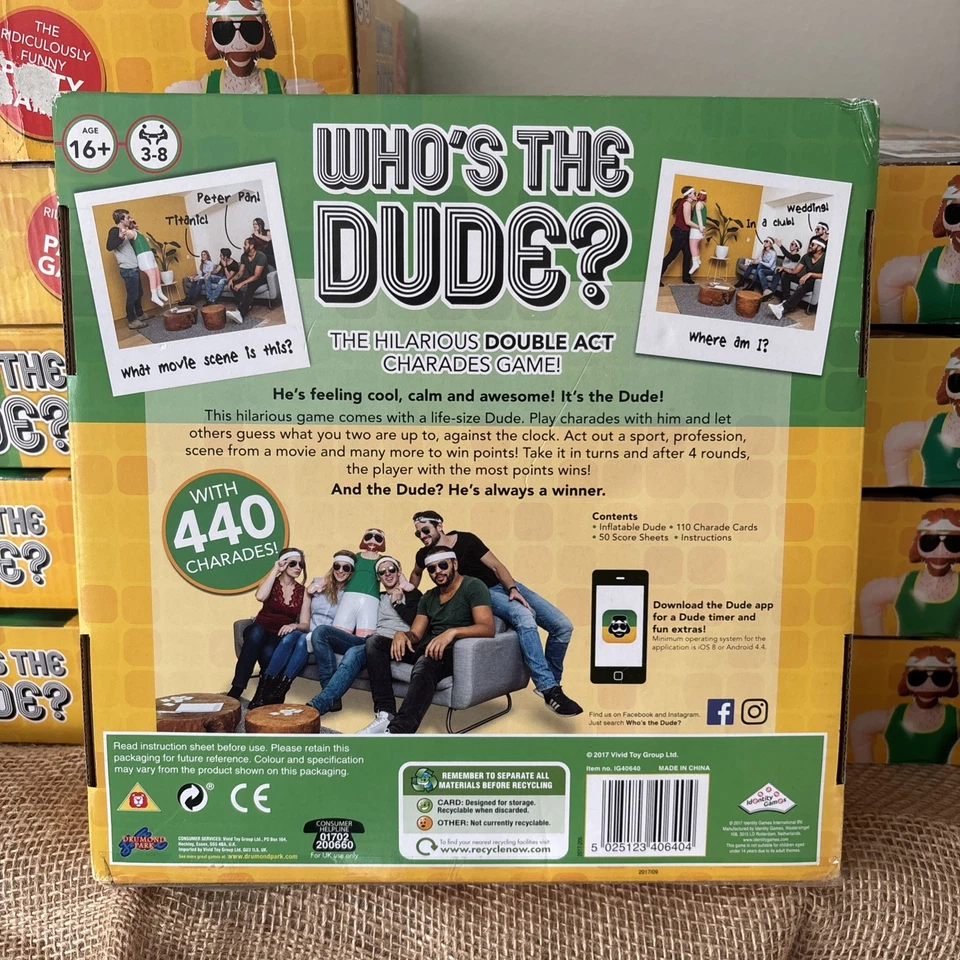 Who's the Dude? Hilarious Charades Double Act Game - Image 2 of 4