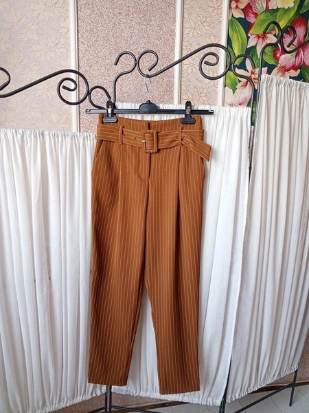 Women New Look Trousers Multicolor Viscose XS