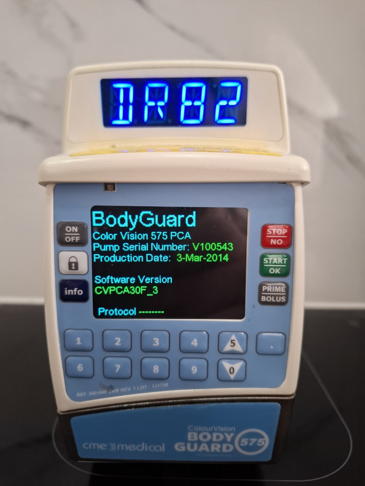 Bomba de infusión ambulatoria CME Medical BodyGuard Color Vision 575 PCA