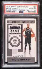 2019 Panini Contenders Game Ticket Purple 20/49 Kevin Durant PSA 10 GEM MT m1f