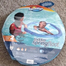 SwimWays Spring Float, Inflatable Floaty-Step 2 Toddler Ages 2-4 Years Blue
