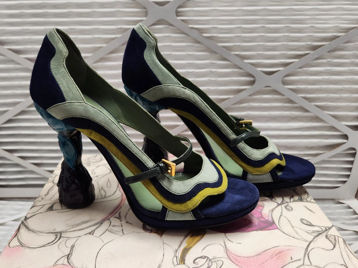 PRADA Buckle Leather Upper Heels for Women for sale | eBay