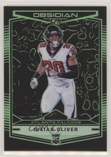 2018 Panini Obsidian Electric Etch Green 21/25 Isaiah Oliver #161 7ov