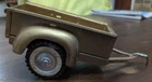 Vintage Antique Toy 1957 Tonka Stepside Gold Pickup Truck Trailer-Very Good