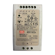 Mean Well MDR-100-24 DIN Rail Power Supply 24V 4A 100W 100-240VAC