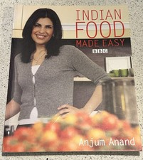 Indian Food Made Easy by Anjum Anand Paperback Indian Cuisine Cooking Recipes