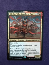 MTG Alesha, Who Laughs at Fate Foundations Regular NM