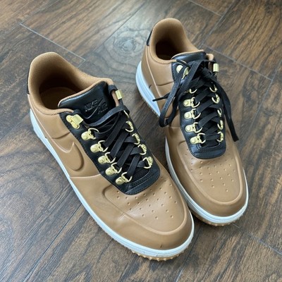 Nike LF1 Lunar Air Force 1 Duckboot Brown Mens Size 10 EUC