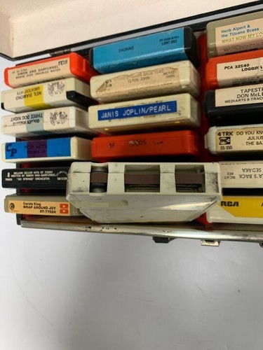 Vintage gemischte Kassetten Tapes 60er 70er 80er Rock Pop mit Tragetaschen - Bild 5 von 6
