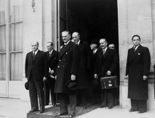 British French War Council In Paris On December 19Th 1939 Old Photo