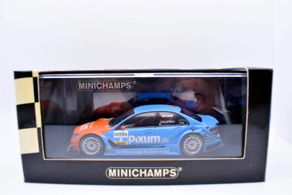 Modellino auto racing scala 1:43 Mercedes benz C class DTM minichamps modellismo - Immagine 2 di 4