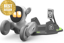 AI Robot Pet Dog Smart Voice Gesture Control Home Monitoring Dock