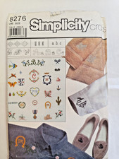 Transfer Craft Pattern Embroidery Alphabet Motifs Letters Iron On Linens Clothes