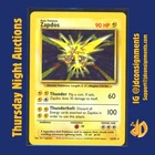 1999 POKEMON BASE SET UNLIMITED #16 ZAPDOS - HOLO