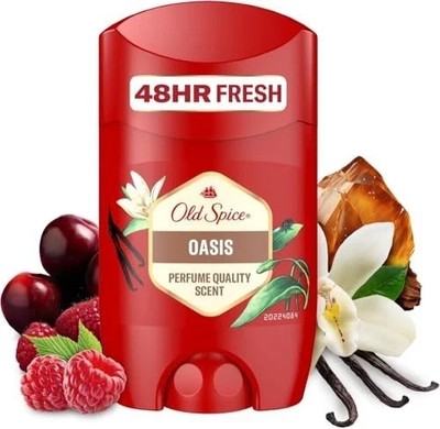 Old Spice Oasis Deodorant Stick 50ml for Men Fresh Vanilla Scent FS Free ship